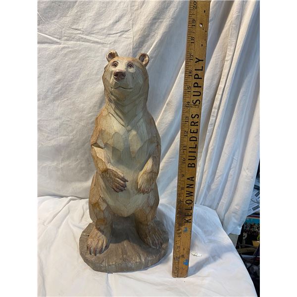 Bear carving