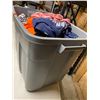 Image 2 : Bin of assorted clothing no sizes