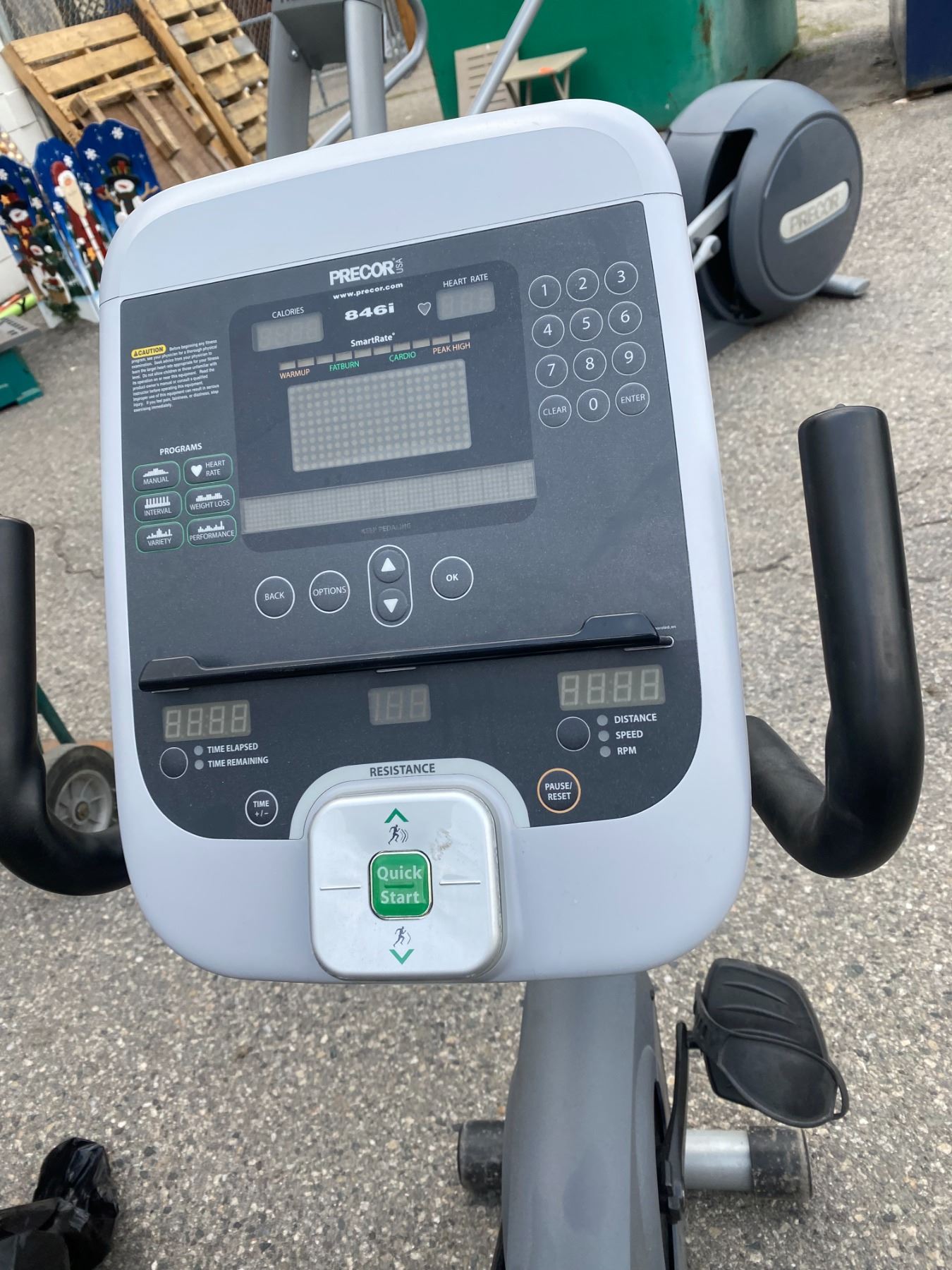 Precor 620 Rower Precor bike