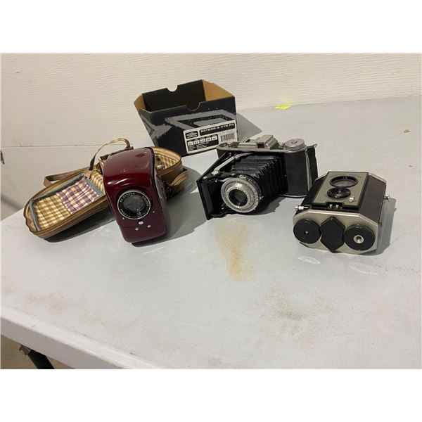 Anaconda Viking, brownie reflex, and colour cameras