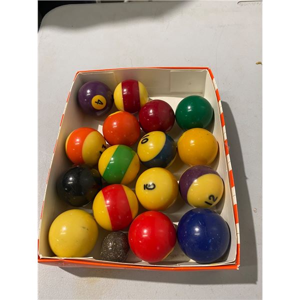 Balls snooker table size