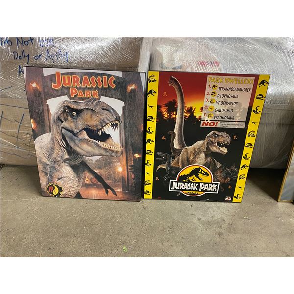 Jurassic park wall hangings