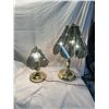 Image 2 : Touch lamps missing top screwed for shades