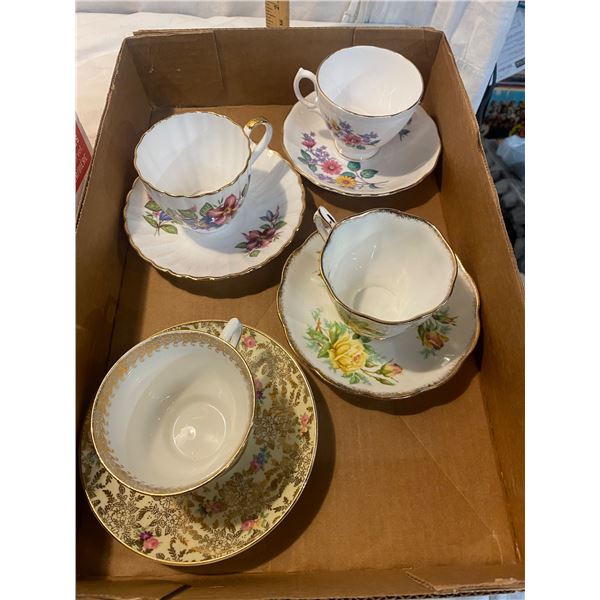 Tea cups and saucers