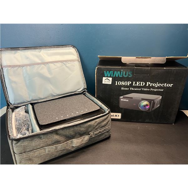 Lot of 1 Wimius K1 1080P LED Video Projector - BRAND NEW!