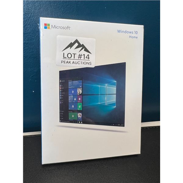 Lot of 1 Microsoft Windows 10 Home Download Install/Software - Brand New Sealed!