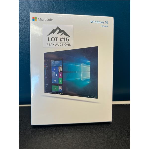 Lot of 1 Microsoft Windows 10 Home Download Install/Software - Brand New Sealed!