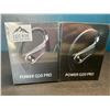 Image 1 : Lot of 2 Power Q20 Pro High-Performance Sport Wireless Earbuds w/ Charging Case