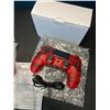 Image 2 : Lot of 2 Wireless Double-Shock Controllers For Playstation 4 (PS4) - Camo Design (Red)