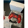 Image 2 : Lot of 2 Wireless Double-Shock Controllers For Playstation 4 (PS4) - Camo Design (Red)