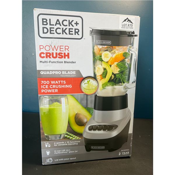 Lot of 1 Black+Decker Power Crush Multi-Function Kitchen Blender