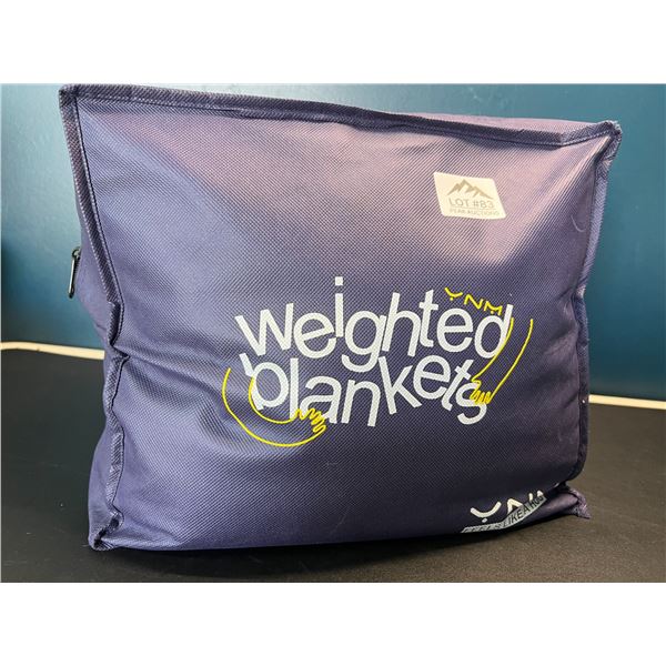 Lot of 1 Weighted Blanket for Adults - Grey