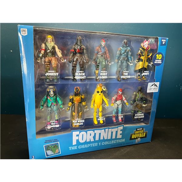 Lot of 1 Fortnite The Chapter 1 Collection 11PC Toy Figure Set