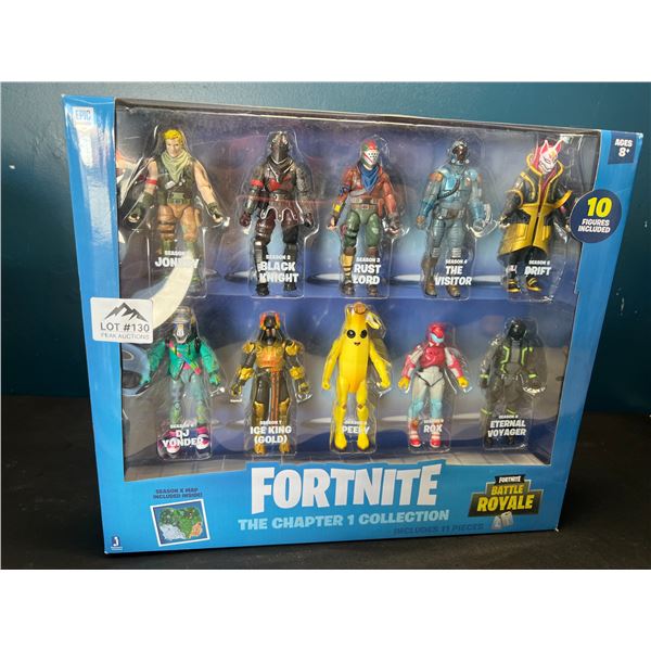 Lot of 1 Fortnite The Chapter 1 Collection 11PC Toy Figure Set