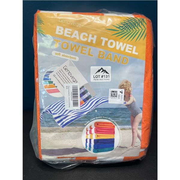 Lot of Striped Beach Towels - 4Pack - Large Size (60 x 28inch)