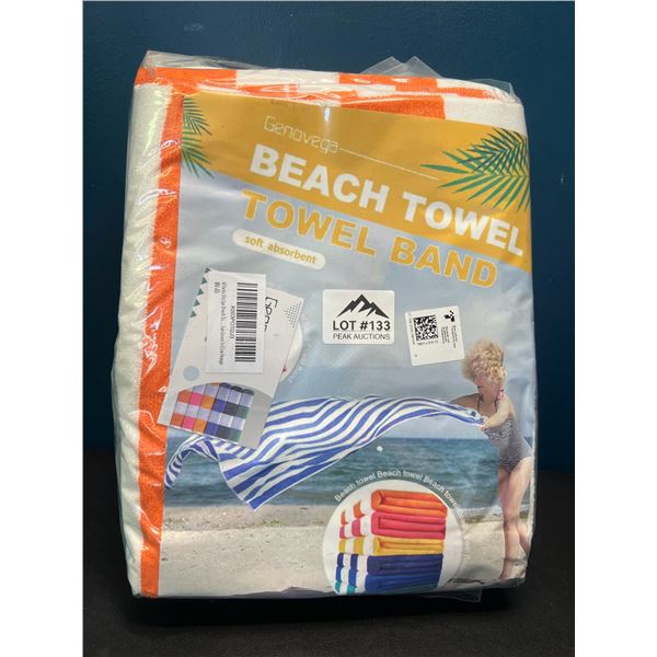 Lot of Striped Beach Towels - 4Pack - Large Size (60 x 28inch)