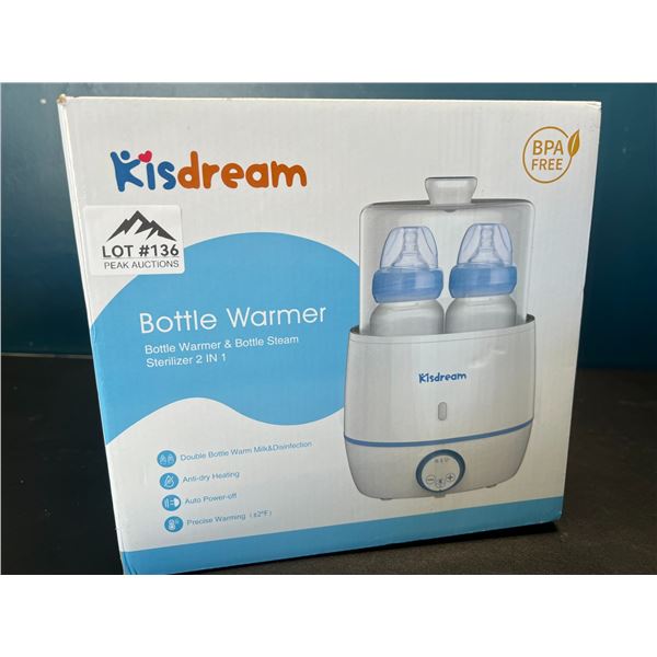 Lot of 1 Bottle Warmer/Bottle Steam Sterilizer 2-in-1