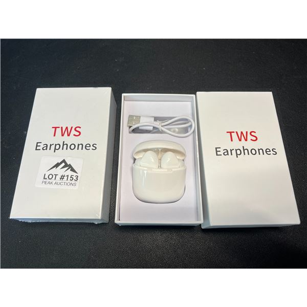 Lot of 2 Pairs of TWS Earphones/Bluetooth Earbuds