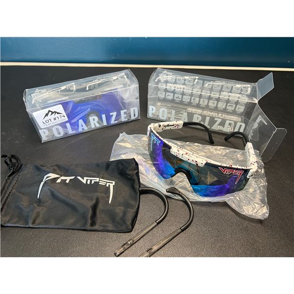 Lot of 2 Pit Viper Polarized Sunglasses