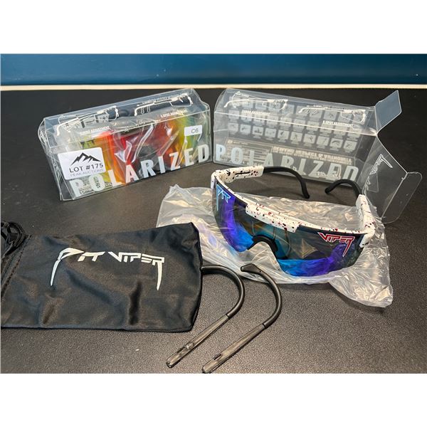 Lot of 2 Pit Viper Polarized Sunglasses