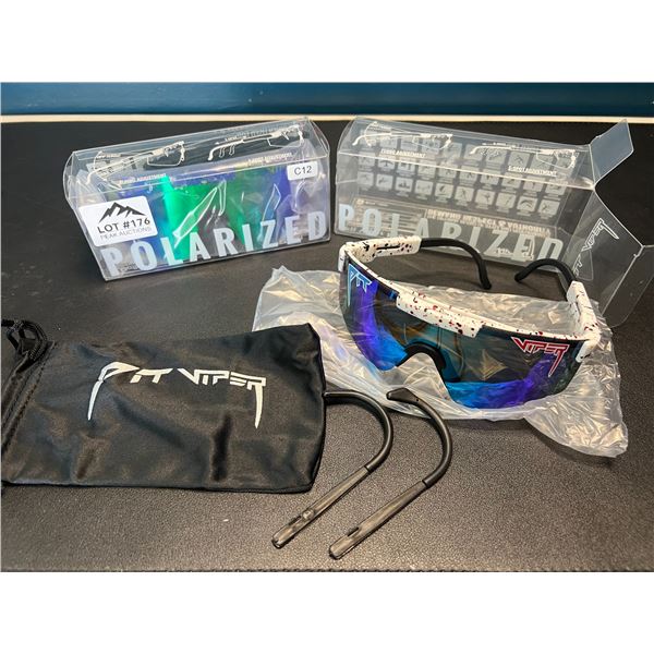 Lot of 2 Pit Viper Polarized Sunglasses