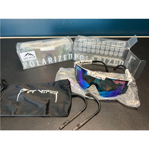 Lot of 2 Pit Viper Polarized Sunglasses