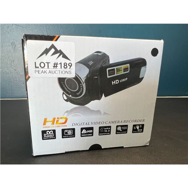 Lot of 1 HD Digtal Video Camera/Camcorder