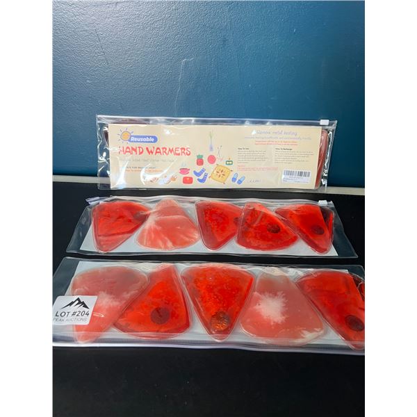 Lot of 3 Multi-Packs of Reusable Hand Warmers