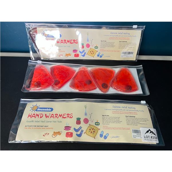 Lot of 3 Multi-Packs of Reusable Hand Warmers