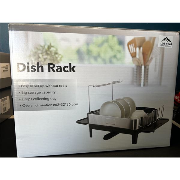 Lot of 1 Dish Rack - Large Storage Capacity