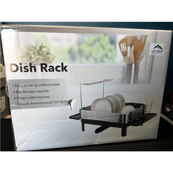 Lot of 1 Dish Rack - Large Storage Capacity
