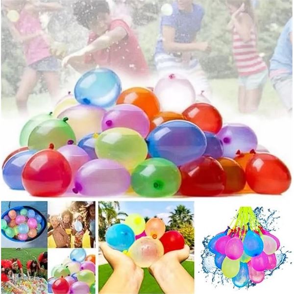 Lot of 1 Multi-Pack of Easy-Fill Balloons - 666 Self-Sealing/Bunches of Water Balloons!
