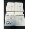 Image 1 : Lot of 4 Lightning to USB Charging Cables for Apple Devices