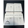 Image 1 : Lot of 4 Lightning to USB Charging Cables for Apple Devices