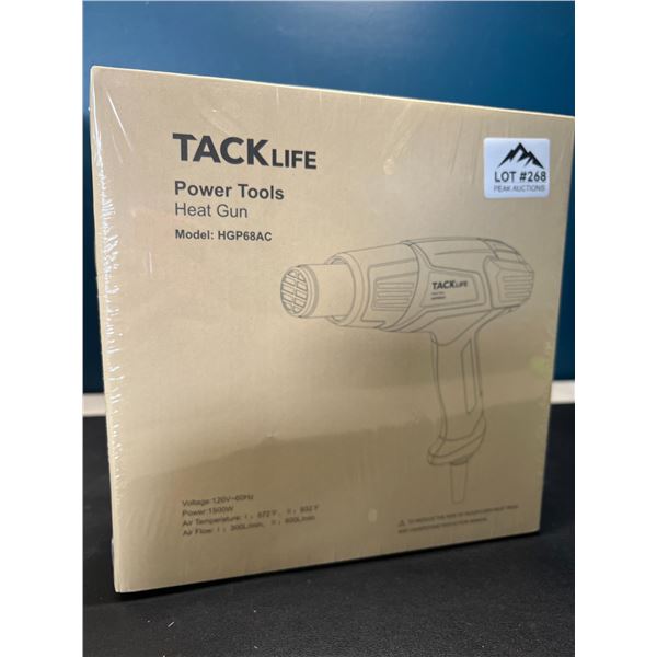 Lot of 1 Tacklife Power Tools - Heat Gun - New Sealed!