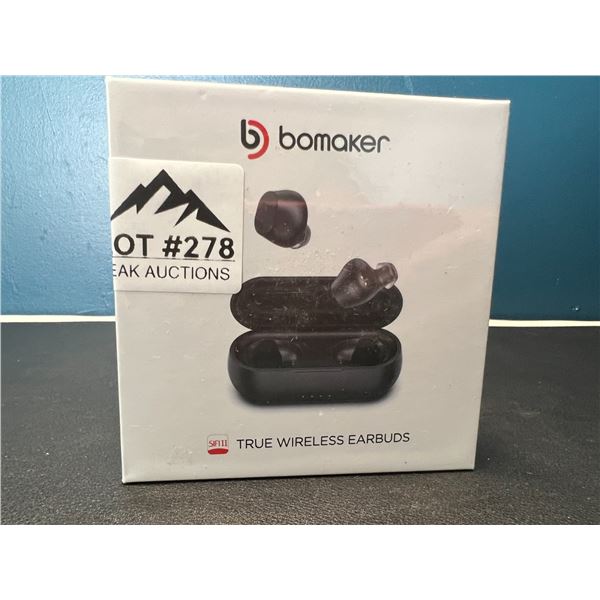 Lot of 1 Bomaker SiFi II - True Wireless Bluetooth Earbuds - Brand New Sealed!