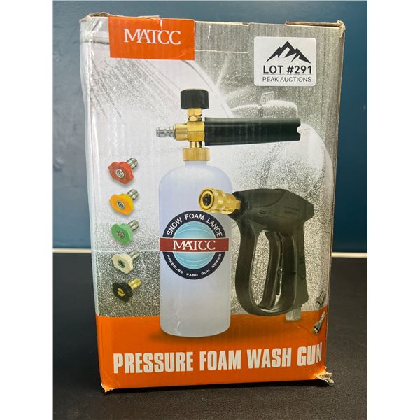 Lot of 1 Snow Foam Pressure Wash Cleaning Gun/Cannon
