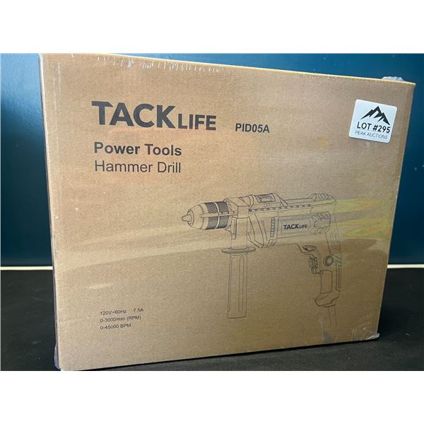 Lot of 1 TackLife Power Tools Hammer Drill - 900W w/ 3000RPM Variable Speed - Brand New Sealed!!