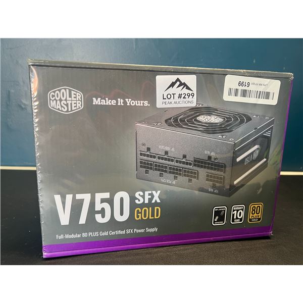 Lot of 1 Cooler Master V750 SFX gold Full-Modular 80 Plus Gold Certified SFX PC Power Supply