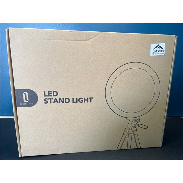 Lot of 1 Taotronics 12 inch LED Selfie Ring Light w/ Adjustable Tripod Stand