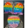 Image 1 : Lot of 3 Jumbo Size Pop-It/Fidget Toys - AmongUs & Strawberry Design - 12 inch size