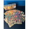Image 1 : Lot of 3 Packs of Gold-Foil Pokemon Art Cards