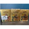 Image 1 : Lot of 3 Packs of Gold-Foil Pokemon Art Cards