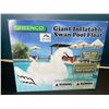 Image 1 : Lot of 1 Giant Inflatable Swan Pool Float - 74.5 x 71.5 Inch