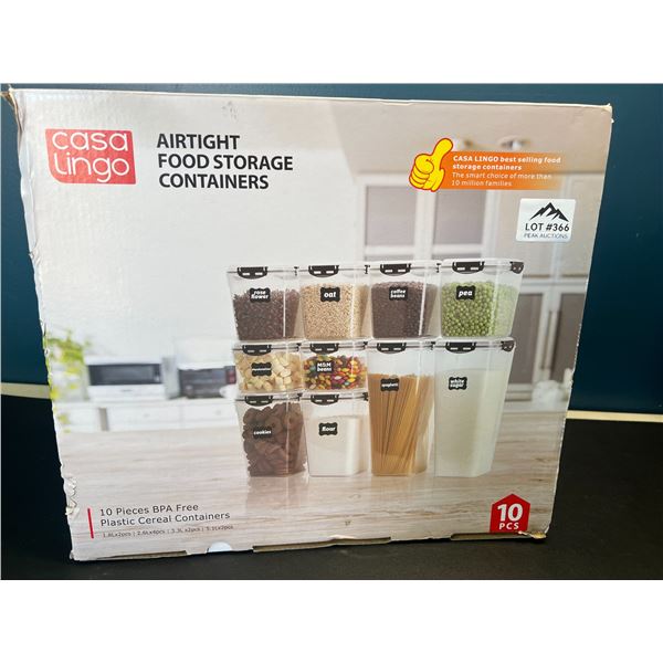 Lot of Casa Lingo Airtight Food Storage Containers - 10 PCS