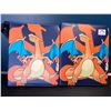 Image 1 : Lot of 2 Leather Pokemon Premium Card Binders - Holds 900 Cards per Binder (Large Size Binders)