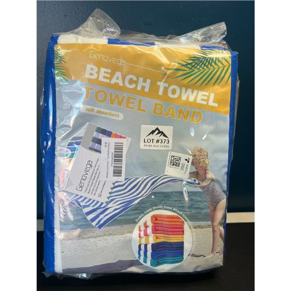 Lot of Striped Beach Towels - 4Pack - Large Size (60 x 28inch)