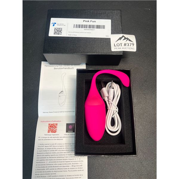 Lot of 1 App-Control G-Spot Vibrator Sex Toy