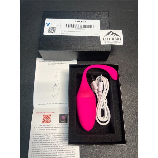 Lot of 1 App-Control G-Spot Vibrator Sex Toy