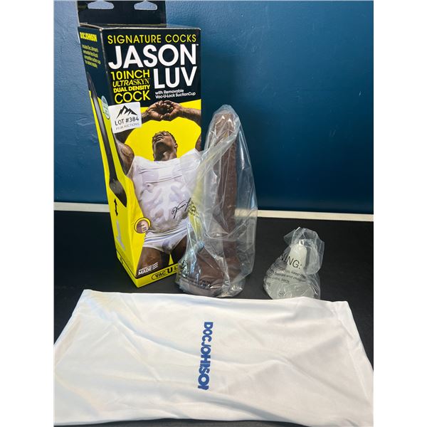 Lot of 1 Doc Johnson Jason Luv 10-Inch Ultraskyn Realistic Sex Toy